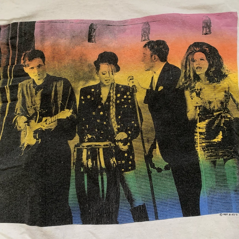 B-52s vintage tour tee shirt
